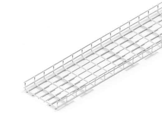 Лоток проволочный прямой усиленный диаметр проволоки 5 мм ППУ5.300.60.3000.10.6